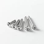 M8 x 90mm (10 Pack) Metric Flat Head Hex Socket Cap Screws Bolts, 304 Stainless Steel 18-8, Hex Drive, Bright Finish, Fully Machine Thread
