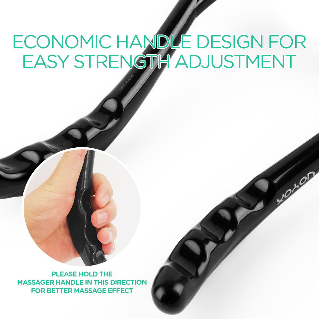 VOYOR Neck Massager Shiatsu Deep Tissue Dual Trigger Point for Pain Relief