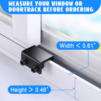 HYIEOU Sliding Window Locks (6 Sets), Secure Window Lock with Key, Window Locks for Up and Down Windows & Horizontal Sliding Windows, Adjustable Window Lock, Sturdy and Durable, Does Not Deform.
