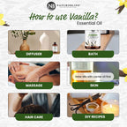 NaturoBliss Vanilla Essential Oil (4oz) Premium Quality