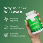 nbpure Poobiotics, Vegan Pre & Probiotics – Gut Health & Microbiome Balance Support for Men & Women – Supports IBS, Diarrhea, Constipation, Leaky Gut Relief – Lactobacillus & Bifidobacterium
