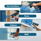 1000W High Power Paint Sprayer - HVLP Electric Spray Paint Gun with 4 Copper Nozzles & 3 Patterns, Large Capacity Power Painter for Furniture, Cabinets, Fence & House Painting (Blue)