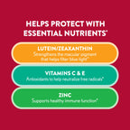 Ocuvite Eye Vitamin & Mineral Supplement, Gummy Multivitamin for Eyes, Zinc, Vitamin C & E, Lutein & Zeaxanthin Supplements for Vision Support for Adults, 60 Gummies