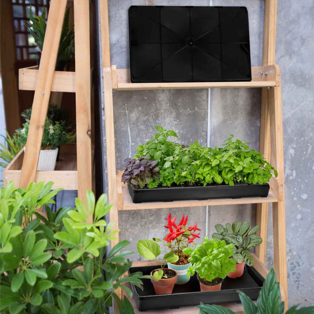 ZAVOOS 6 Pack Nursery Potting Trays with No Drain Holes