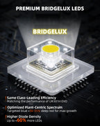 Spider Farmer SE3000 LED Grow Light 300W, Osram Red & App Controlled