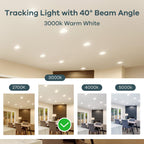 Linkind MR16 LED Bulb Dimmable, GU5.3 Bi-Pin Base LED Light Bulbs, 6.5W (70W Equivalent) 3000K Warm White 640lm MR16 LED Spot Lights, Recessed, Tracking Lights, 12V Low Voltage, 6 Packs