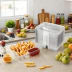 zandfelo 100 Pcs 12oz 6.5''x5'' Plastic Nacho Trays