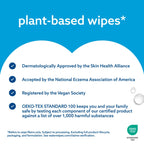 WaterWipes Sensitive+ Newborn & Baby Wipes, 3-In-1 Cleans, Cares, Protects, 99.9% Water, Unscented & Hypoallergenic, 300 Count (5 Packs)