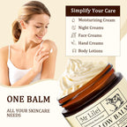 Lilei Beauty Organic Grass-Fed Beef Tallow Balm with Raw Honey - Face & Body Moisturizer - Natural Whipped Skin Care Cream for Dry Skin- Hydrating Body Lotion for Nourishment (Unscented, 115g/4.06oz)