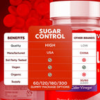(3 Pack) SugarControl Keto Gummies, Official SugarControl Gummys with All Natural Ingredients, Advanced Apple Cider Vinegar Gummy for Health and Wellness, Max Strength Vitamin Supplement (180 Gummies)