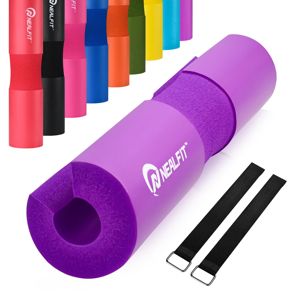 NEALFIT Barbell Pad Squat Pad for Squats���Squat Bar Pad���Great for Weightlifting,Lunges and Hip Thrusts���Foam Sponge Pad���Fit Standard and Olympic Bars Perfectly