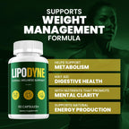 Lipodyne – Advanced Capsule Formula Supplement Pills 1000MG for Daily Health & Wellness Support (60 Capsules)