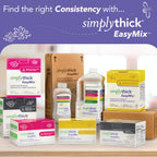 SimplyThick EasyMix | 302 Servings | Gel Thickener for those with Dysphagia & Swallowing Disorders | Won't Alter The Taste of Liquid | Easy to Prepare | Large 55 Fl Oz Bottle with Pump