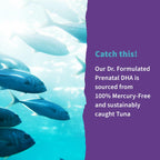 Garden of Life Dr. Formulated Prenatal DHA Fish Oil - 500mg DHA & DPA in Triglyceride Form 100% DV Vitamin D3, Single Source, Mercury Free Omega 3 Supplements for Women's Health, 30 Softgels