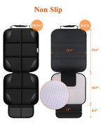 Meolsaek Car Seat Protector for Child Car Seat，Non-Slip Backing No Imprints