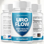 (2 Pack) URO Flow Capsules, UroFlow Pills for Men with All Natural Ingredients, Advanced Formula Men's Health and Wellness Pill, Maximum Strength Multivitamin Formula Supplement (120 Capsules)