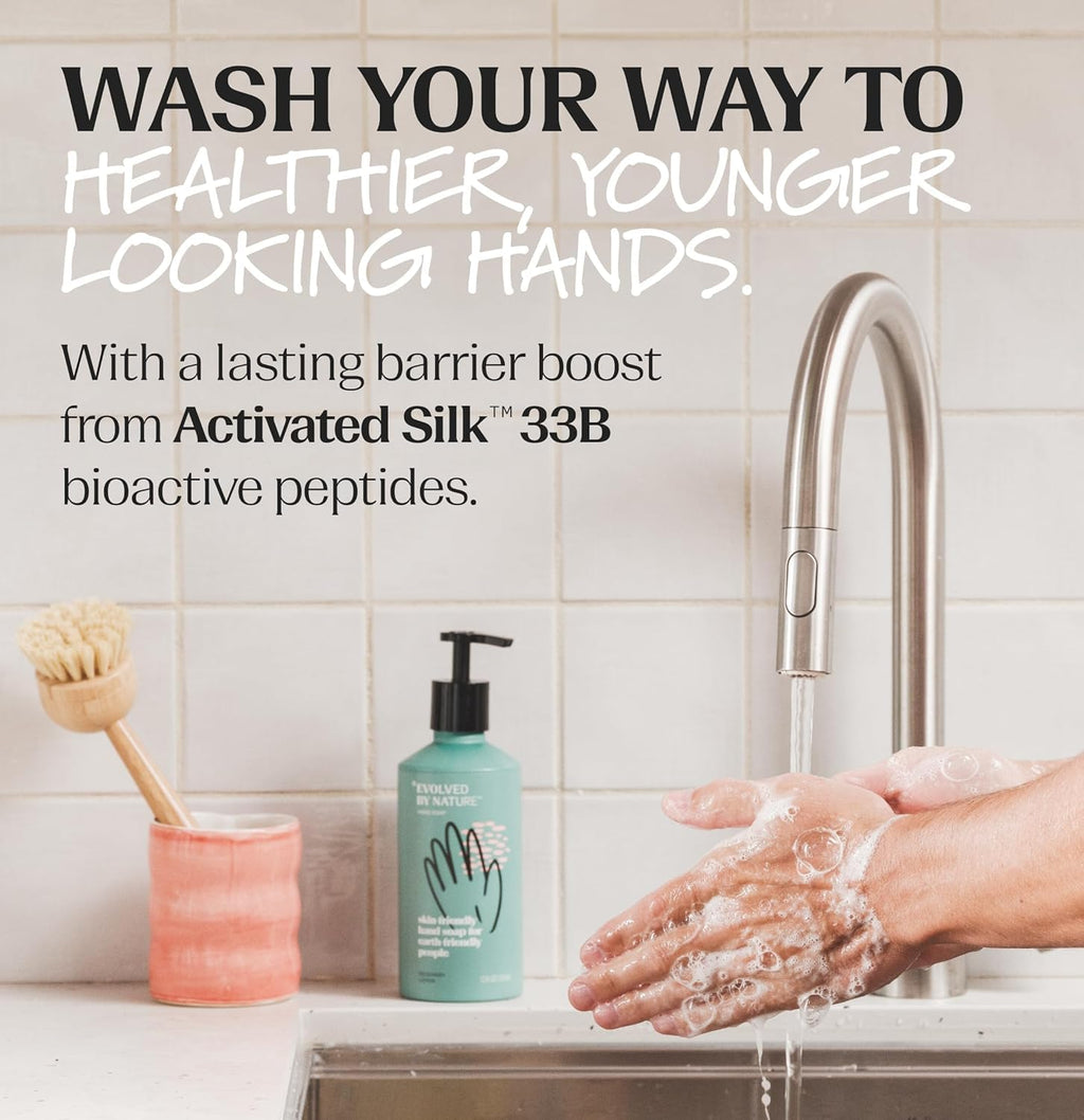 EVOLVED BY NATURE Liquid Hand Soap Refill, 128 Oz, Rosemary Lemon, Biodegradable Formula