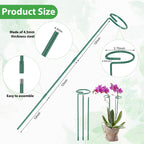 Unves 12 Pack Plant Support Stakes, 36 in Plant Stakes(36 or 24 or 12 Inch)