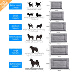 Dog Crate Pad Washable Dog Bed for Crate Medium Cozy Mat 36-Inch Gray