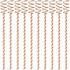 18Pack Electroculture Plant Stakes, 12" Electroculture Copper Gardening Antenna, Copper Coil Plant Stakes for Garden,Garden Stakes for Plants Fruits Vegetables Growth,Eco-Friendly,High-Yield
