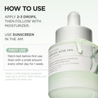 SKIN1004 Azelaic Acid 10% Ampoule, Korean Facial Centella Serum,1.01 fl.oz