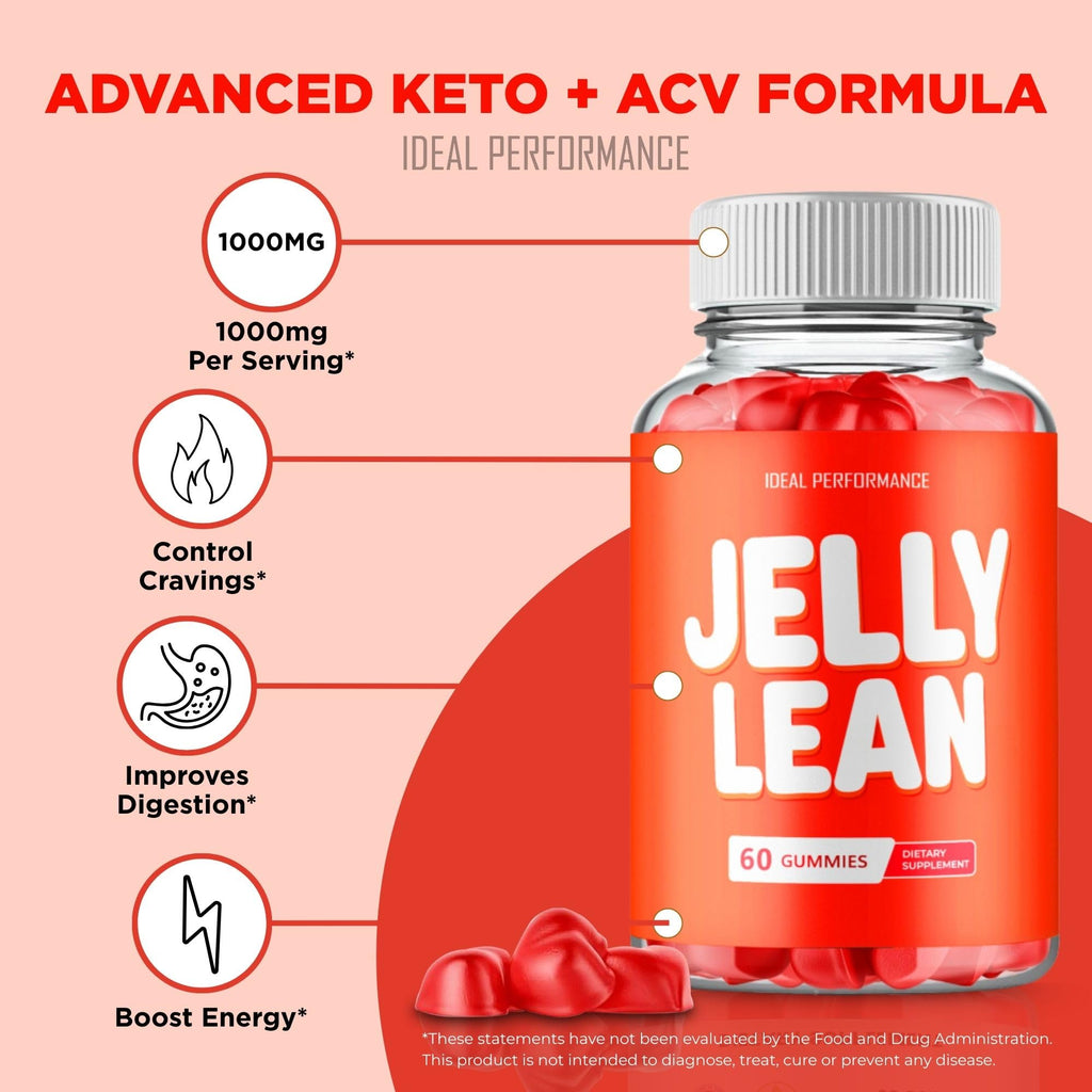 IDEAL PERFORMANCE Jelly Lean Gummies, JellyLean Gummy Reviews (3 Pack)