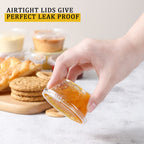 VITEVER [240 Sets - 3.25 oz ] Portion Cups With Lids, Small Plastic Containers with Lids, Airtight and Stackable Souffle Cups, Jello Shot Cups, Sauce Cups, Condiment Cups for Lunch, Party, Trips