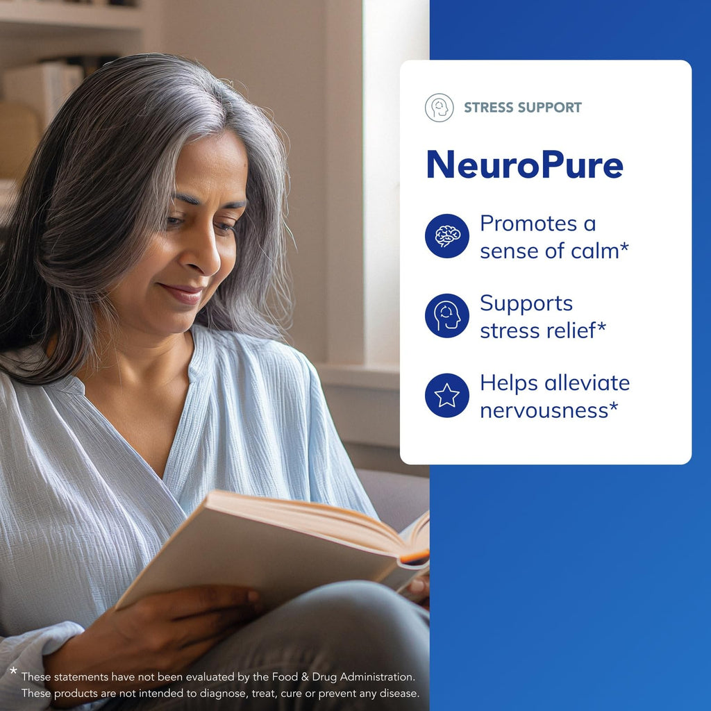 Pure Encapsulations NeuroPure | Hypoallergenic Supplement with Enhanced Support for Calmness and Stress Relief* | 120 Capsules