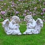 Garden Angel Statue Outdoor Decor Angel Solar Light Outside Decorations