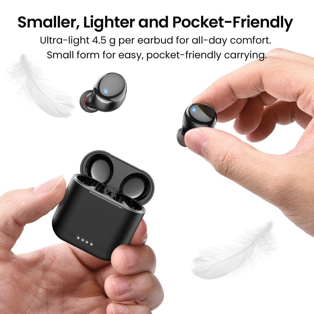 TOZO T6 Wireless Earbuds Bluetooth 5.3 Stereo Sound in Ear Headphones