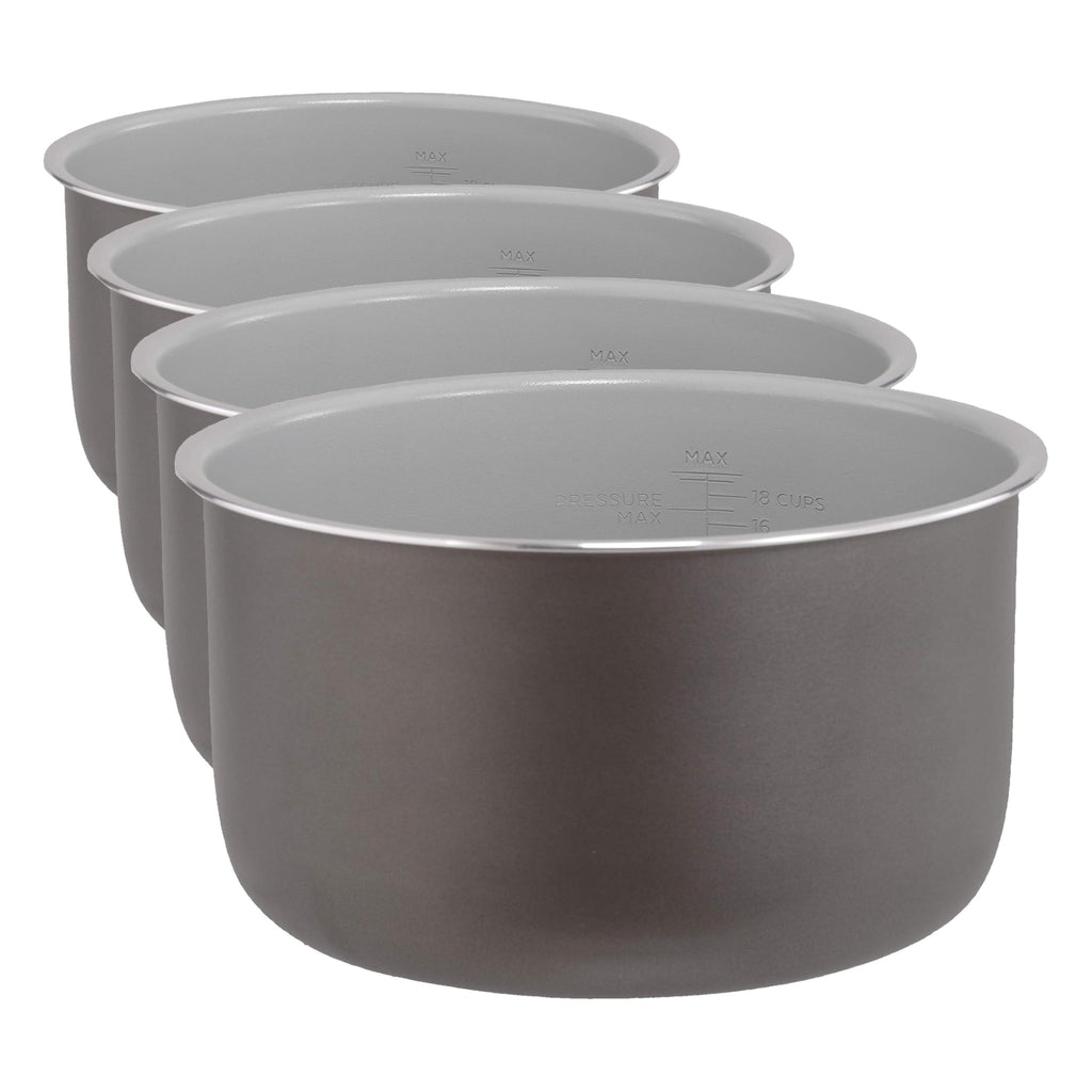 Ninja Foodi 6.5-qt. Ceramic Coated Nonstick Inner Pot, Compatible with all Ninja Foodi 6.5 qt. models, Dishwasher Safe Gray. 102FY300