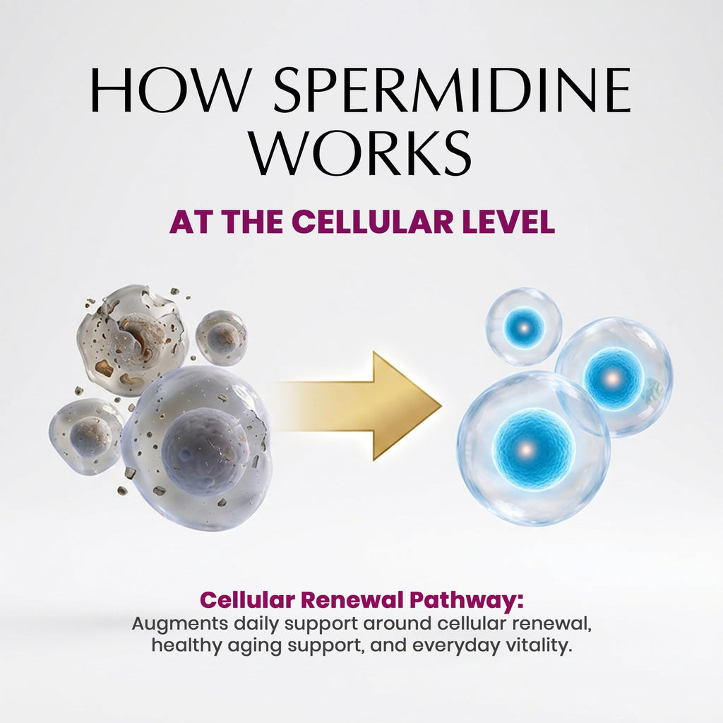 Spermidine Liquid Drops — 99.5% Pure | Double-Potency 40 mg | Cellular Renewal & Healthy Aging Support | Organic Peppermint Flavor | Pure Bioavailable Polyamine Supplement — 2 fl oz