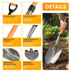 28 inches Small Shovel Garden Shovel with D-Handle