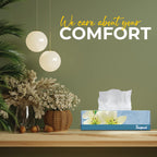 Finetouch 2-Ply Facial Tissues – 6 Boxes of 130 Soft Tissues (780 Total) – Strong & Gentle Tissue for Home, Office, or Travel Use