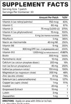 Bariatric Guru Multivitamin + Iron Supplement Transdermal Patch – Daily Vitamin & Mineral Supplement with B Complex, Vitamin D3, Calcium, Magnesium, Iron and Essential Nutrients - 30 Patches