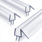 Yecaye 3 Pack 3/8" x 39" Shower Door Bottom Seal,Shower Door Sweep,Frameless Glass Seal Strip,Stop Leaks and Create a Water Barrier, Water Guard 10MM