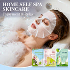 54 Pack Bulk Sheet Face Masks Skincare, Hydrating and Moisturizing Face Mask for All Skin Types, Collagen Facial Masks for Skin Care, Easter Basket Stuffers, Mothers Day Gifts (9 Types x 6 Pcs)