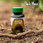 Black Maca Root Capsules l Organic Vegan Pills l 1500mg per Serving l Reproductive Health for Men l Natural Energy Booster l Adaptogen Function l Non GMO and Gluten Free l Amazon Andes