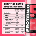 Protein2o 2-in-1 Clear Whey Protein & Electrolyte Beverage, 20g Protein, Gluten-Free, Keto, 16.9 fl oz Bottles (12 Count Variety Pack)