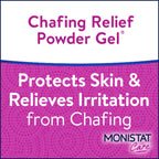 Monistat Chafing Relief Powder Gel, Long-Lasting Anti-Chafing Protection for Bikini Area, Thighs and Bra Lines, 1.5 Oz, Pack of 4
