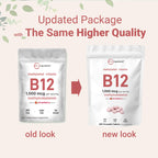 Micro Ingredients Vitamin B12 1,000 mcg | Methylcobalamin – 365 Chewable Tablets | Fast Dissolve, Natural Strawberry Flavor | Supports Energy & Metabolism Health | Vegan, Non-GMO, Gluten Free