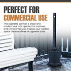 Carvers Olde Iron Galvanized Steel Outdoor Cigarette Butt Disposal | 36"