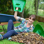 GARDEASE Leaf Scoops, Ergonomic Large Hand Held Rakes for Yard (1 Pair)