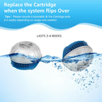 wixseed Hot Tub Cartridges Replacement for Frog Ease Floating System Ideal up to 600 Gallons,4 Packs-Ultra Series