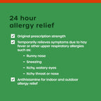 HealthCareAisle Allergy Relief - Cetirizine Hydrochloride Tablets USP, 10 mg - 500 Tablets - Original Prescription Strength Allergy Medication, 24-Hour Relief
