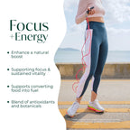 PURE Focus + Energy Tub Drink Mix | Natural Caffeine & Antioxidants from Botanicals | Supports Alertness, Clarity & Energy | Zero Sugar, No Artificial Sweeteners | 9.5 oz | Watermelon Flavor