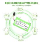 4000mAh 14.4V Replacement Battery for Eufy, Ecovacs Deebot Robot Vacuum