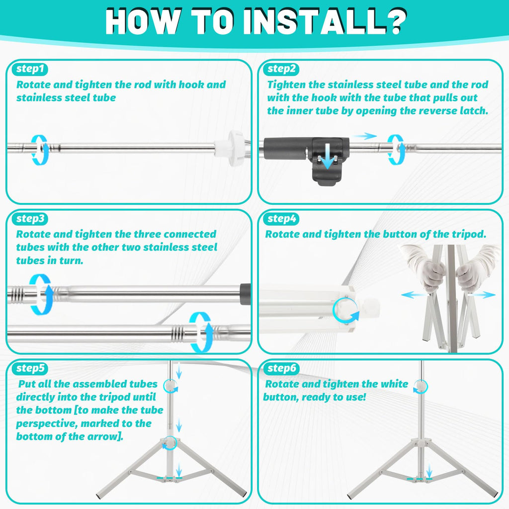 Crilealym IV Poles,46to 85In IV Stand Floor with 4 IV Bag Holder Stand Portable Telescopic Stabilizing Tripod Stainless Steels Pipe Extension Pole IV Influsion Pole Lightweight Strudy (46-84in)