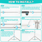 Crilealym IV Poles,46to 85In IV Stand Floor with 4 IV Bag Holder Stand Portable Telescopic Stabilizing Tripod Stainless Steels Pipe Extension Pole IV Influsion Pole Lightweight Strudy (46-84in)