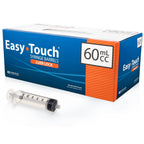 Easy Touch Luer-Lock Syringe Barrel, 60ML Syringe, Pack of 40